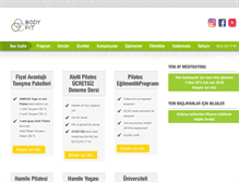 Tablet Screenshot of bodyfitturkiye.com